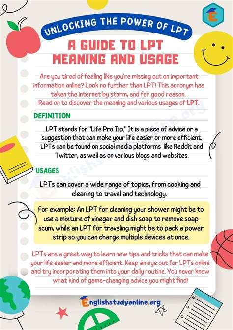 what does lpt mean in education